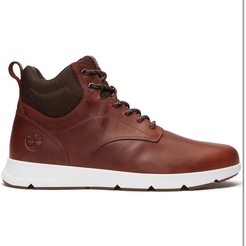 Timberland Men's Premium Leather Tan Boots - Picture 2 of 12